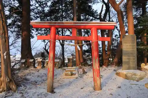 阿久津「田村神社」（郡山市阿久津町）旧社名：伊豆箱根三嶋三社の末社・摂社