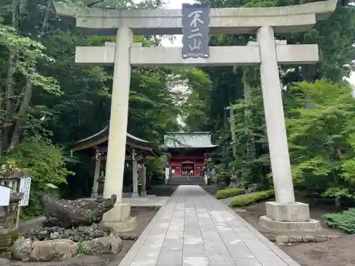 富士山東口本宮 冨士浅間神社の鳥居