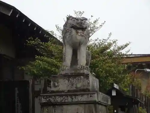 開成山大神宮の狛犬