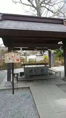 師岡熊野神社の手水舎