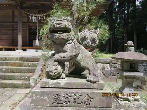 大雷神社の狛犬