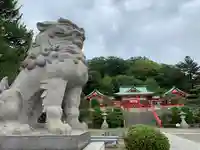 足利織姫神社の狛犬