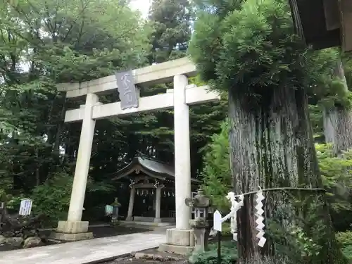 富士山東口本宮 冨士浅間神社の鳥居