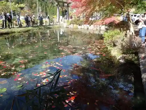 根道神社の庭園