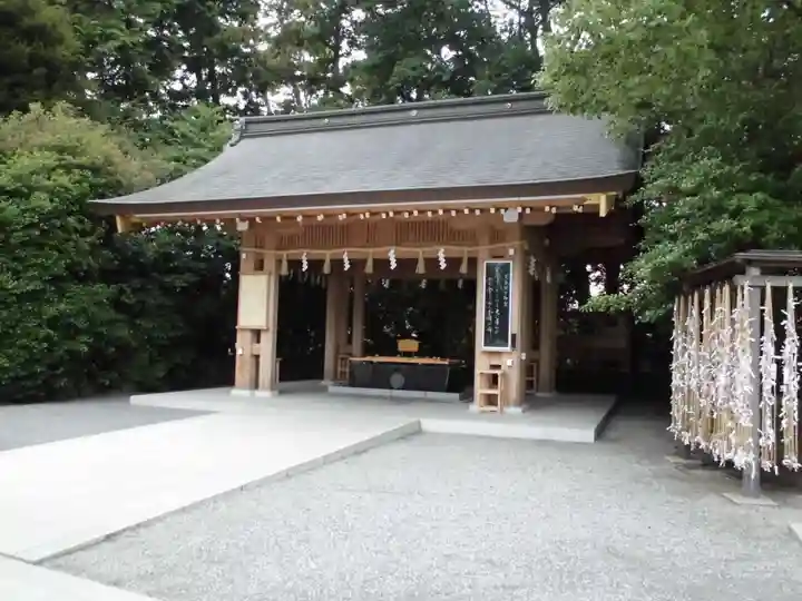 寒川神社の手水舎