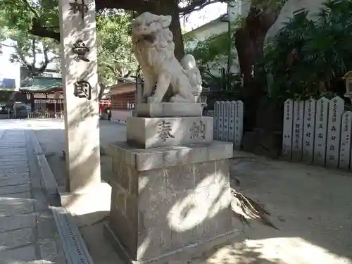 御幸森天神宮の狛犬