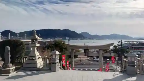 亀山八幡宮の景色