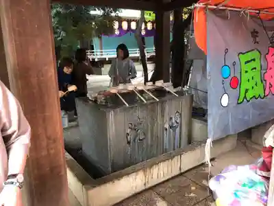 渋谷氷川神社の手水舎
