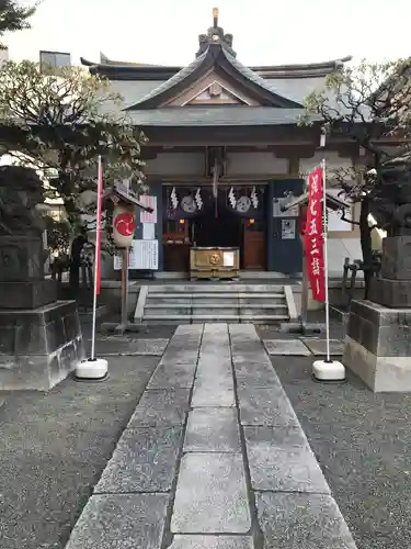 穏田神社の本殿・本堂