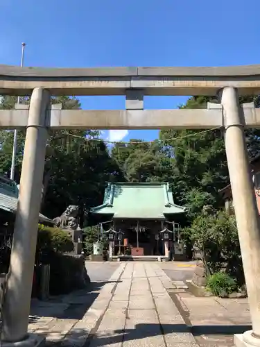 高円寺天祖神社の鳥居