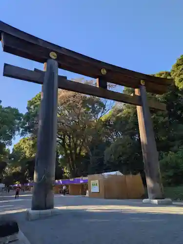 明治神宮の鳥居