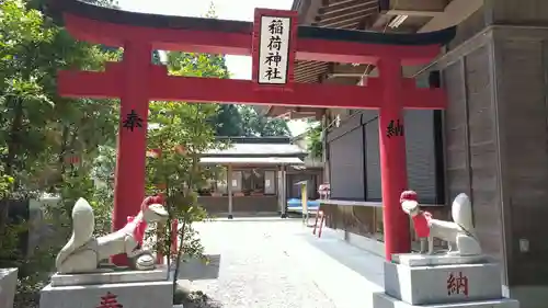 多田朝日森稲荷神社の鳥居