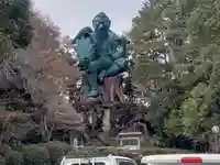 古井の天狗山の像