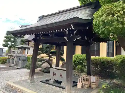 長久寺の手水