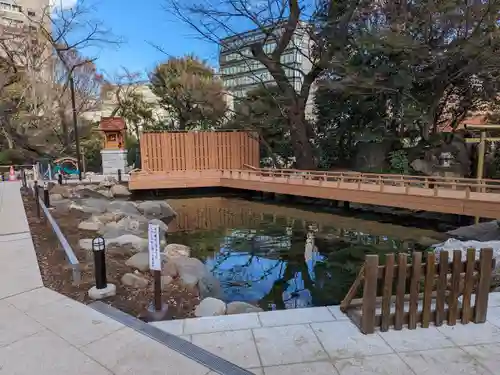 愛宕神社の庭園