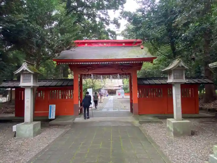 息栖神社の山門・神門