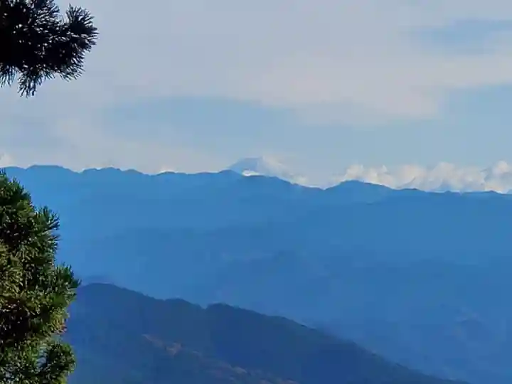 砥鹿神社(奥宮)の景色