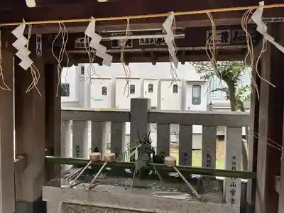 築土神社の手水舎