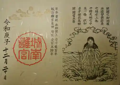 城南宮の御朱印