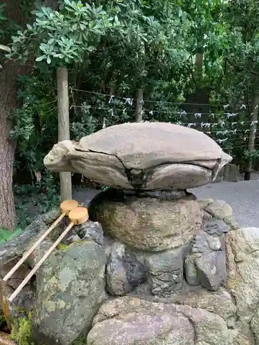 安宅住吉神社の狛犬