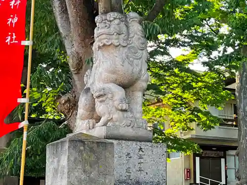 妻科神社の鳥居