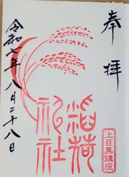 稲荷神社(上目黒鎮座)(東京都)