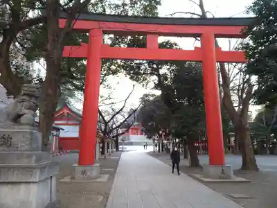 花園神社の鳥居