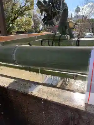 難波大社 生國魂神社の手水舎