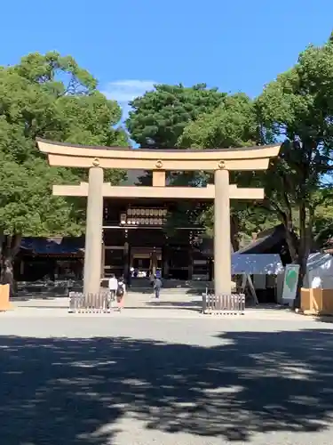 明治神宮の鳥居