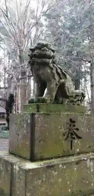 諏訪神社の狛犬