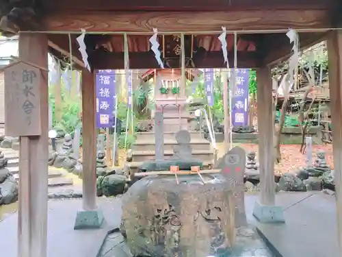 天祖神社の手水