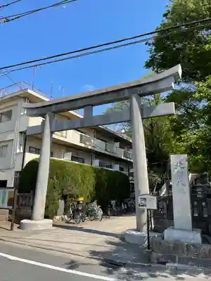 北澤八幡神社の鳥居