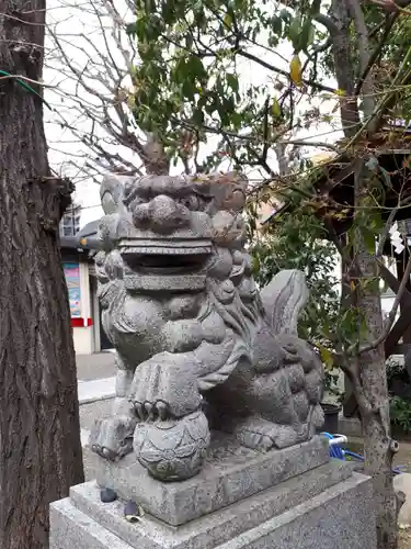 矢先稲荷神社の狛犬