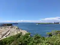 楫の三郎山神社の景色