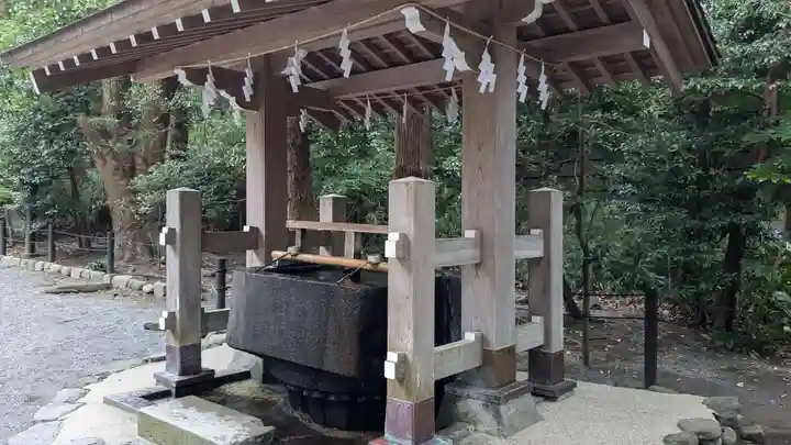 白旗神社の手水舎