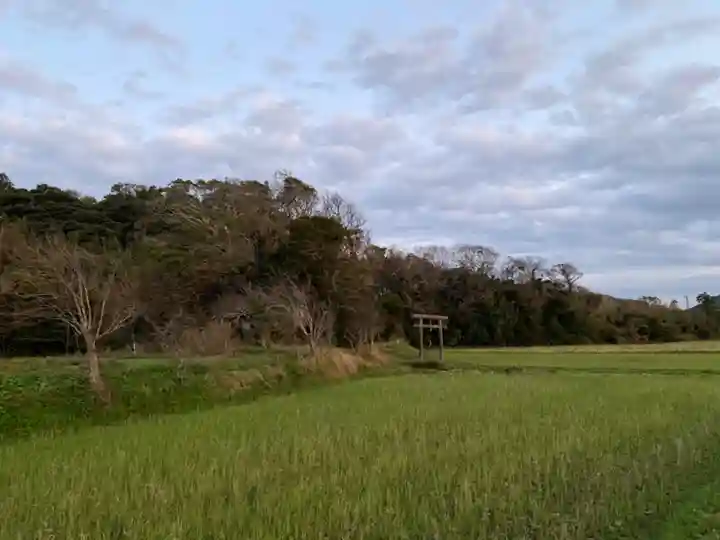 川田神社の鳥居