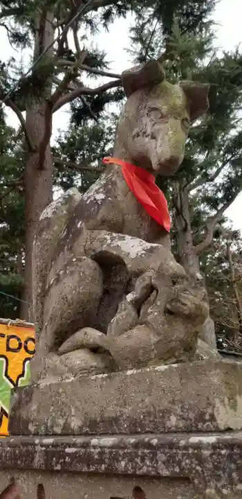 竹駒神社の狛犬