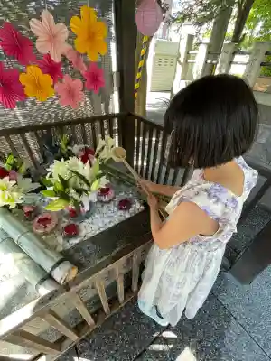 豊平神社の手水舎