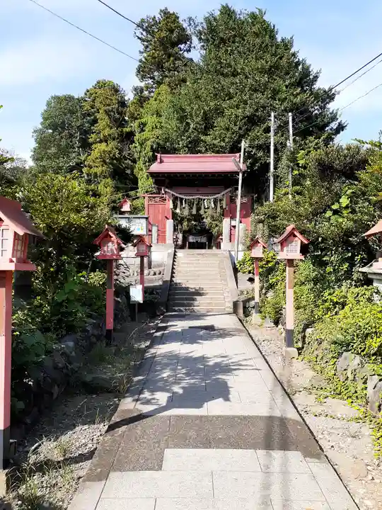 平出雷電神社の山門・神門
