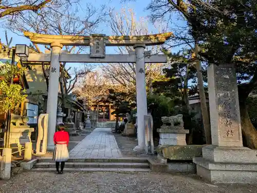 銚港神社の鳥居