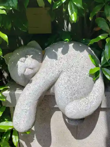 荻窪白山神社の狛犬