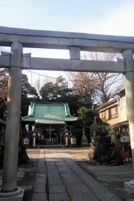 高円寺天祖神社の鳥居
