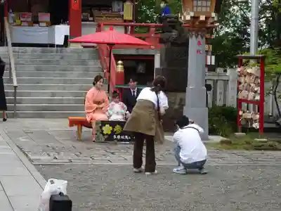 多摩川浅間神社の七五三参