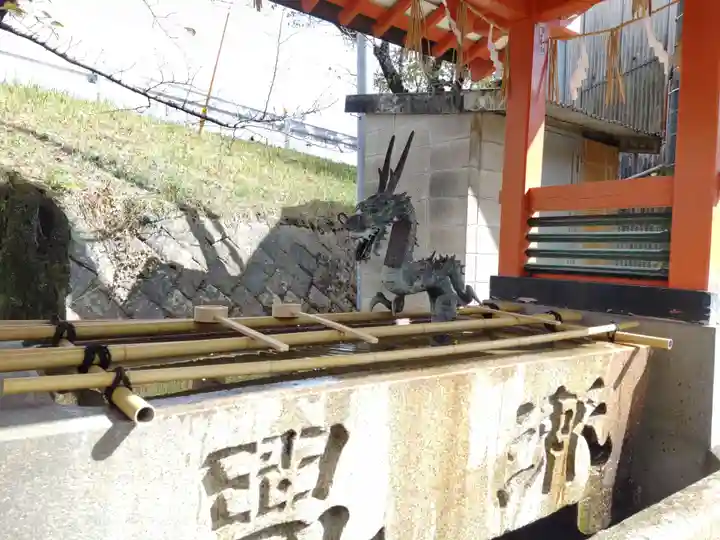 草戸稲荷神社の手水舎