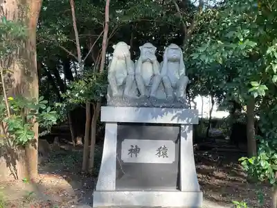 不乗森神社の狛犬