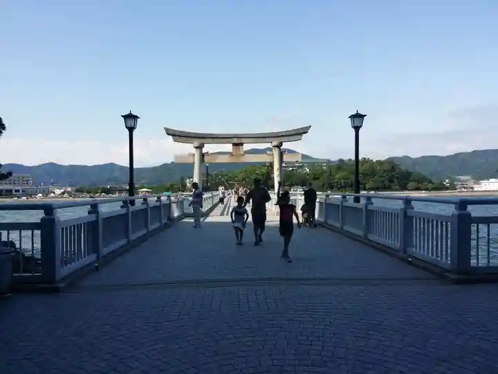 八百富神社の鳥居