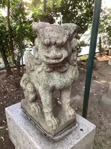 蝮ヶ池八幡宮の狛犬