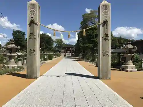 饒津神社の鳥居