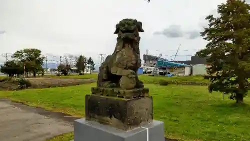 追分八幡神社の狛犬