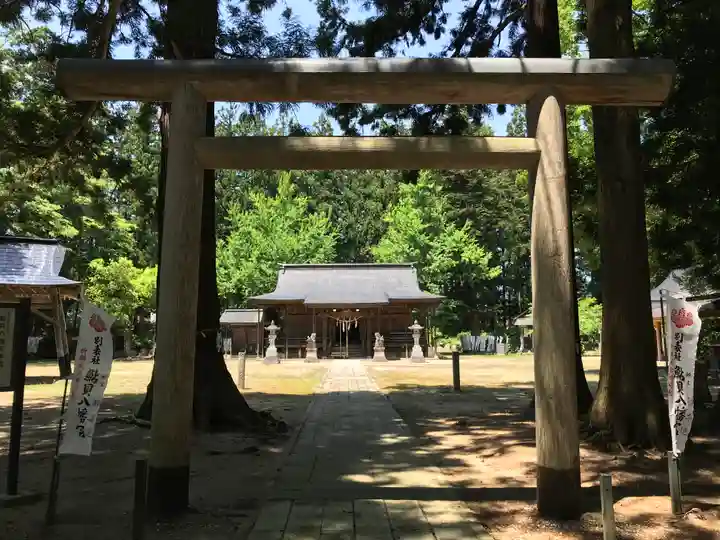 鮎貝八幡宮の鳥居